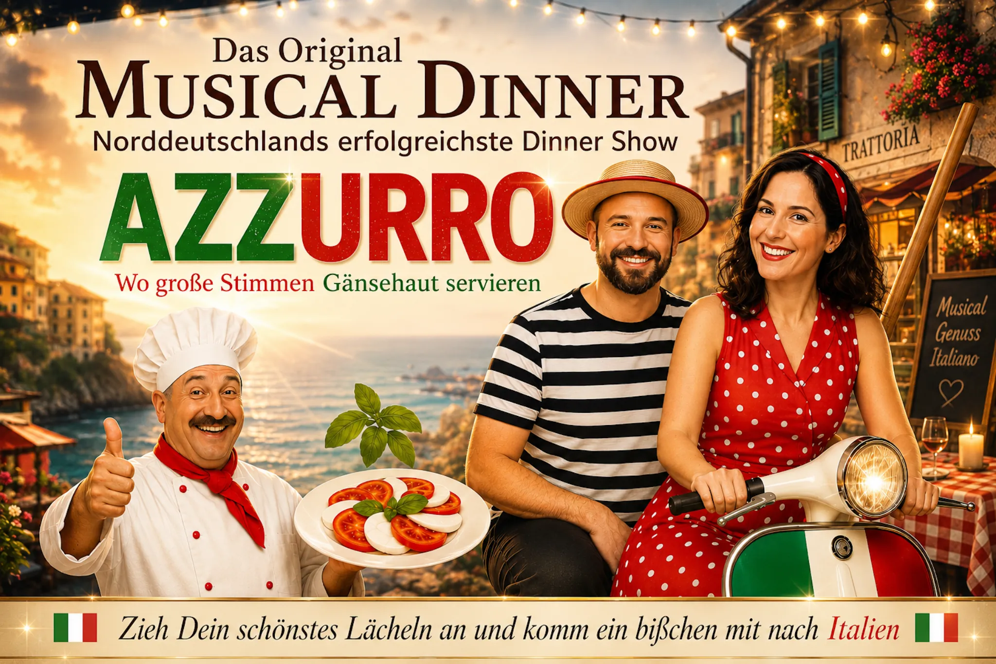 Musical Dinner - AZZURO am 19. Februar 2027